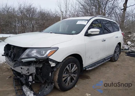 2019 Nissan Pathfinder Sv z USA, uszkodzony, nr VIN 5N1DR2MM4KC641567